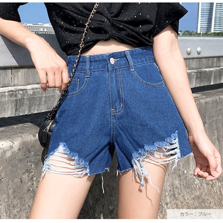 ショートパンツ デニム ダメージ[品番：JCSW0001648]｜JOCOSA
