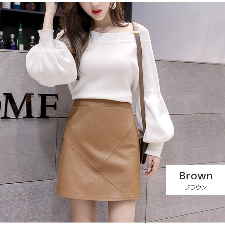 レザースカート ミニスカート 春[品番：JCSW0000892]｜JOCOSA