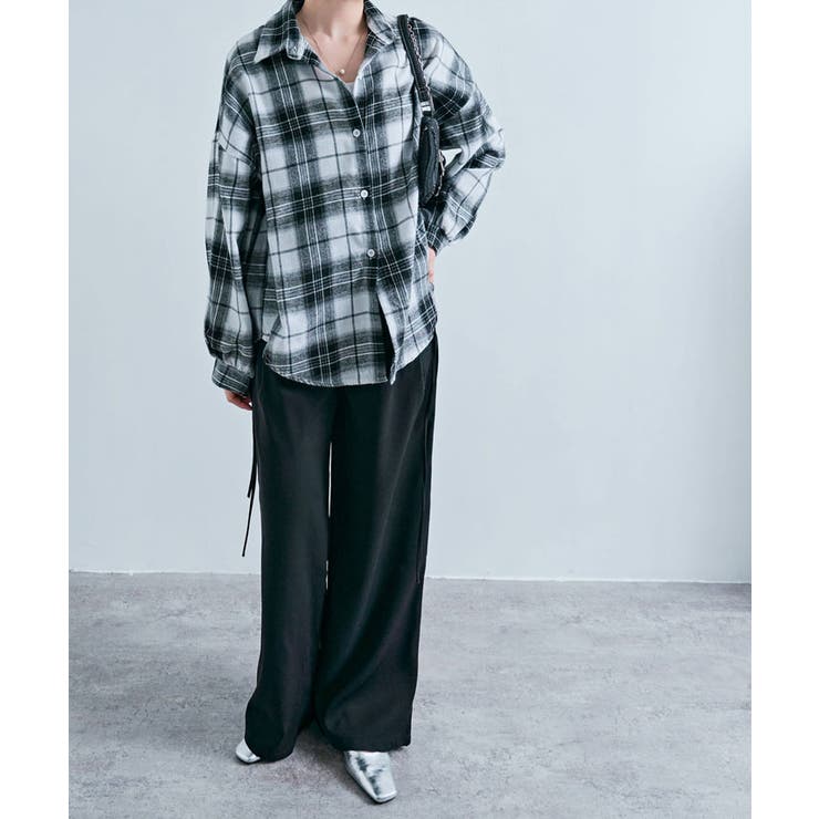 セミワイドフレアパンツ全3色 4サイズ ボトムス[品番：IK000007262