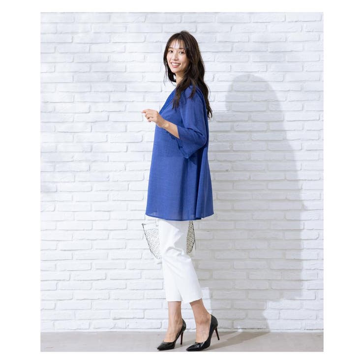 洗えるテープコード刺繍チュニック[品番：LAVW0015544]｜Leilian