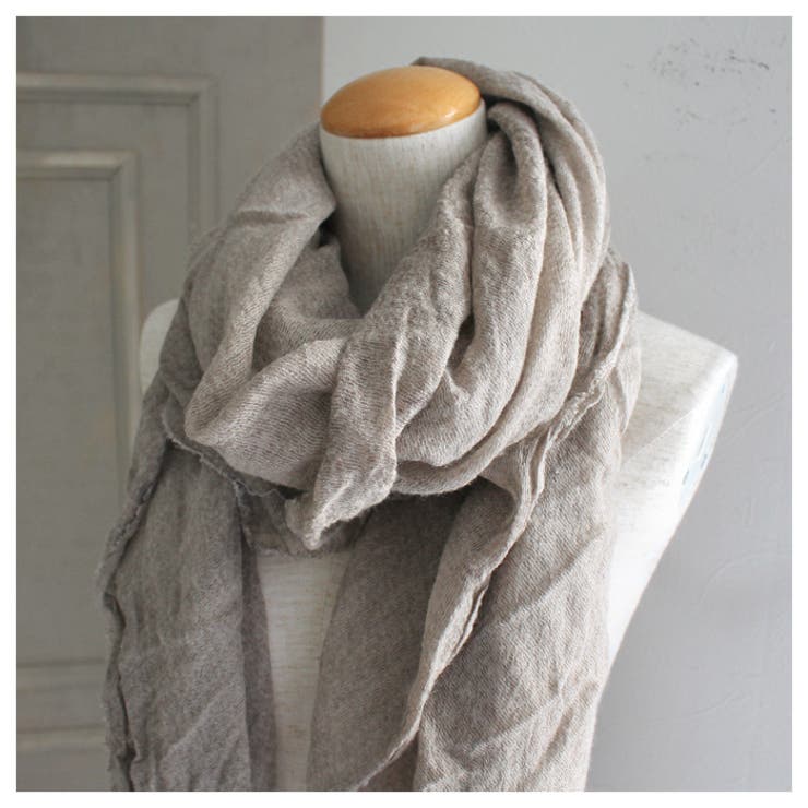 FALIEROSARTI】ファリエロサルティ シルク混薄手大判ストール カシミ