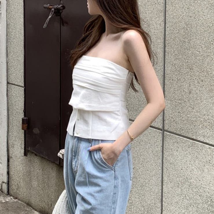 トップス チューブトップ ベアトップ[品番：ZI000010143]｜IRADOWL