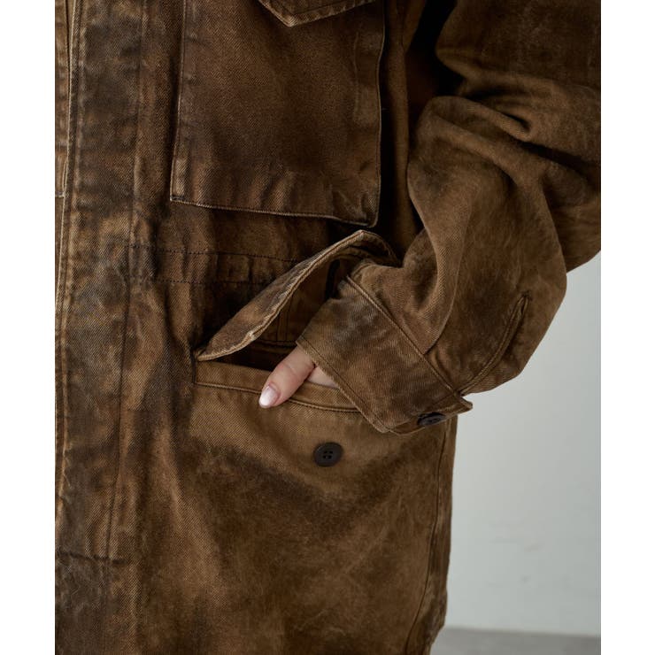 Loungedress】【ainode】hinaseレザーライクブルゾン[品番