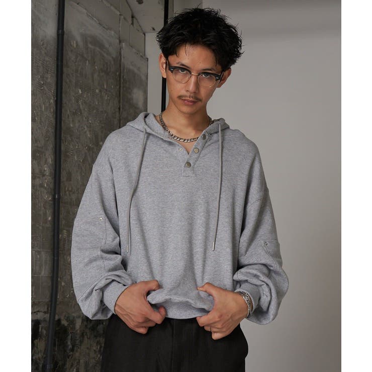 Ciaopanic】【松岡企画】ヘンリーネックパーカー[品番：PALW0007096