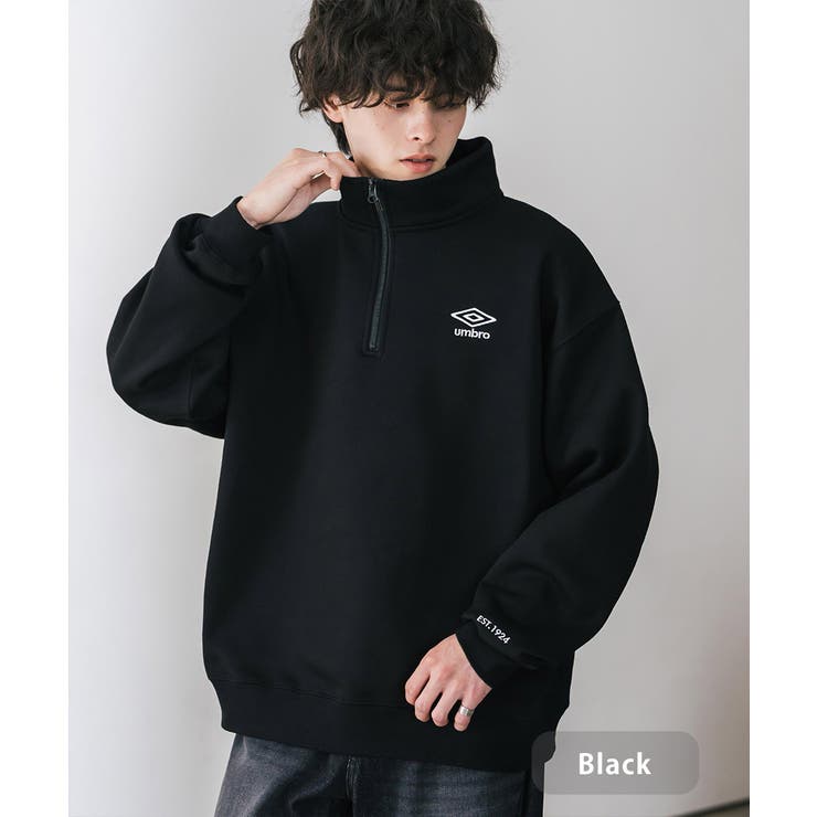 UMBRO 裏起毛 ハーフジップスウェット[品番：OE000008937]｜Rocky