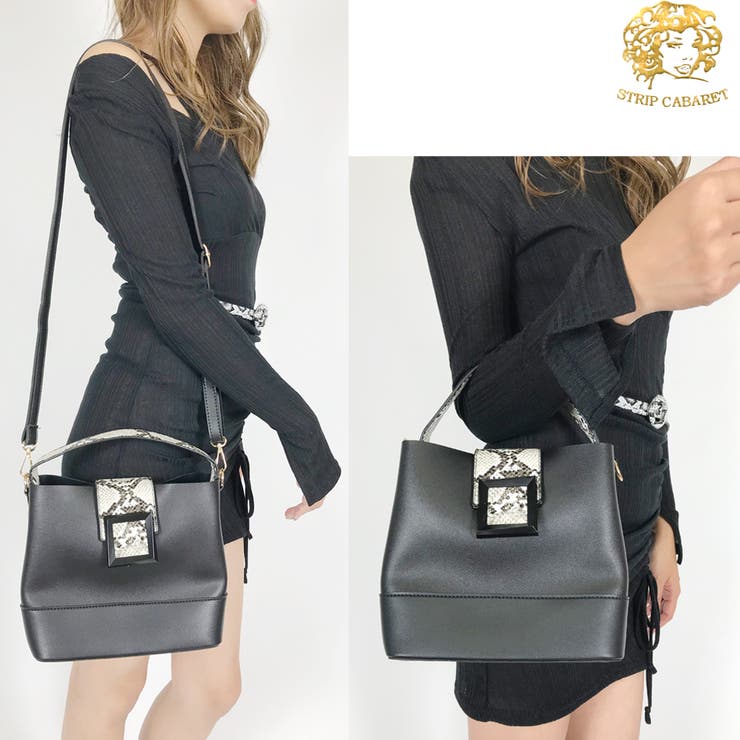 パイソン柄ミニ合皮バック セクシー ギャル[品番：SPCW0000786]｜STRIP