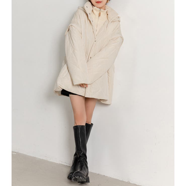 キルティング ジャケット 2way[品番：TY000008648]｜teddyshop