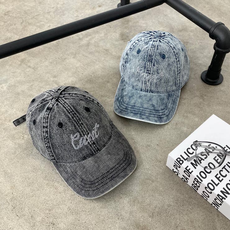 デニムロゴブリーチキャップ[品番：NHGW0005349]｜non-hedge