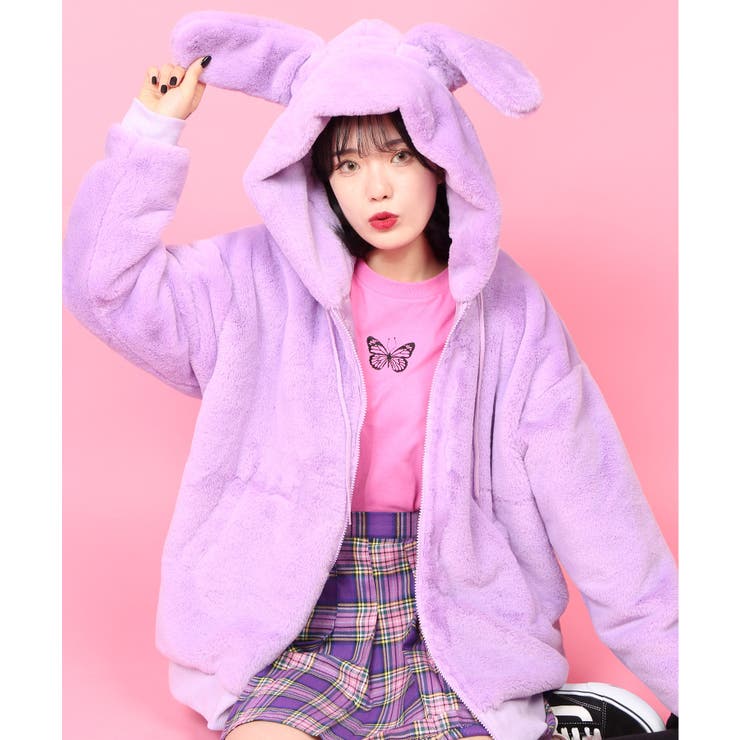 WC】ウサギFファーパーカー[品番：WG010068783]｜WEGO【WOMEN
