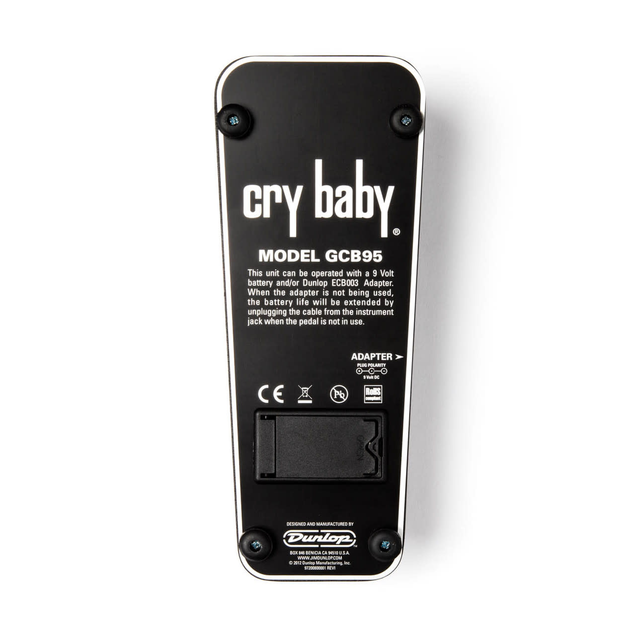 Jim Dunlop GCB95 Cry Baby Standard Wah Pedal - Janzen Brothers