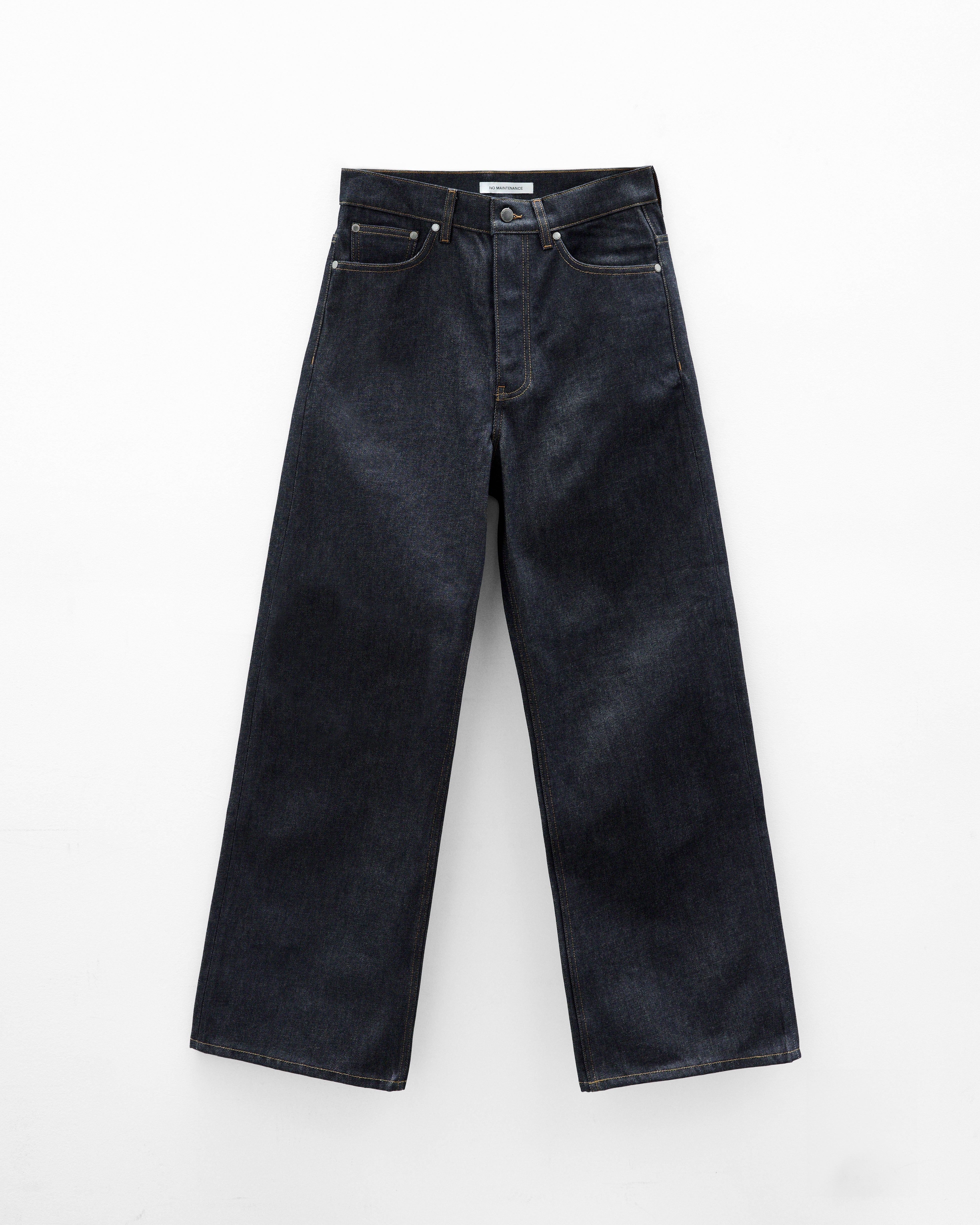 No Maintenance - Washed Black Baggy Denim | NO MAINTENANCE