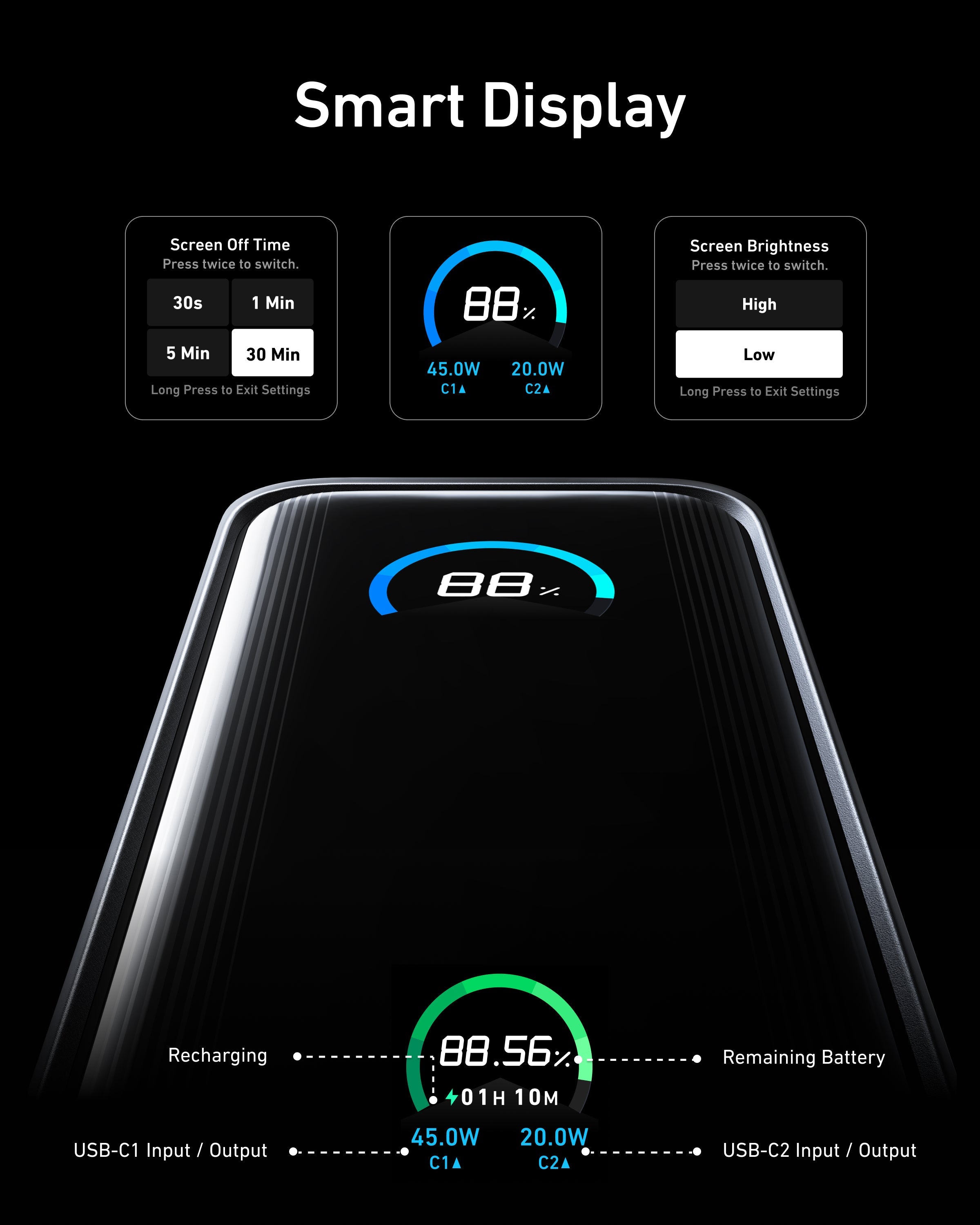 Anker Prime Power Bank (9.6K, 65W, Fusion) - Anker US