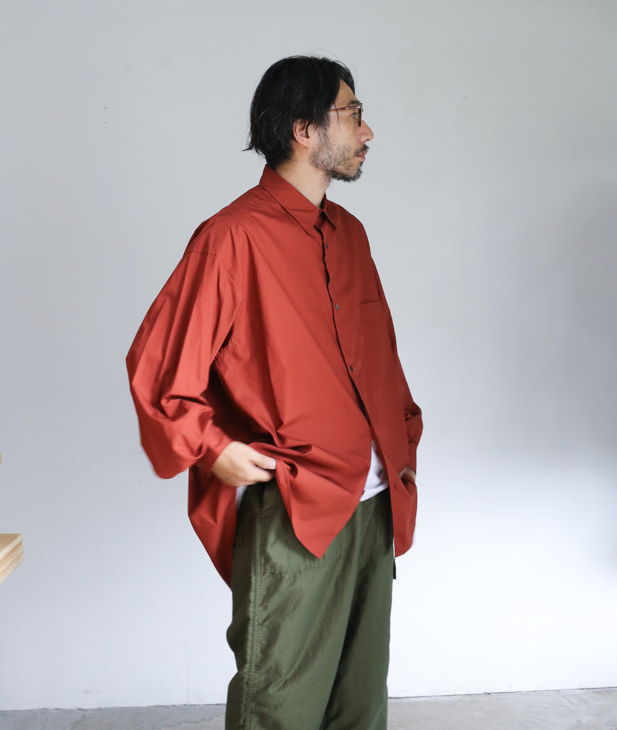 Graphpaper Broad L/S Oversized Regular Collar Shirt-Collection – Chum!