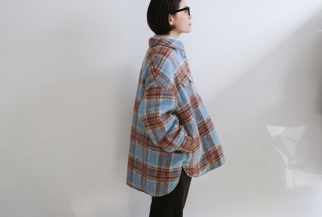 THE SHINZONE SHAGGY CHECK JACKET – Chum!