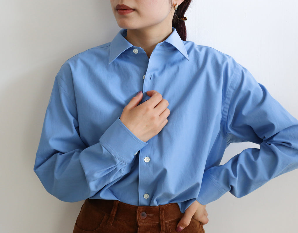 AURALEE WASHED FINX TWILL SHIRT – Chum!