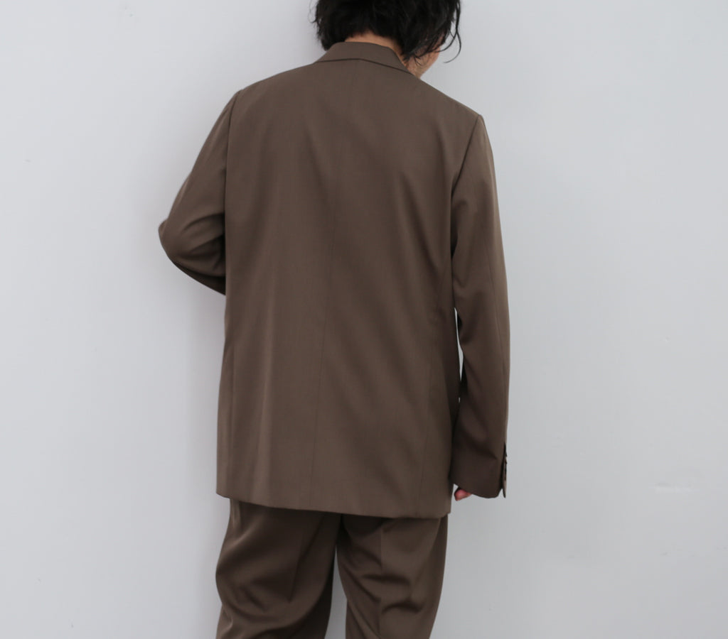 AURALEE LIGHT WOOL MAX GABARDINE JACKET & TWO-TUCK SLACKS – Chum!