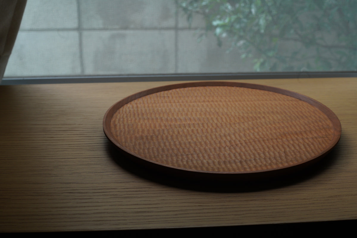 高塚和則 - 木工房玄 | 一人膳 / 丸型 / チェリー | hinode（ひので