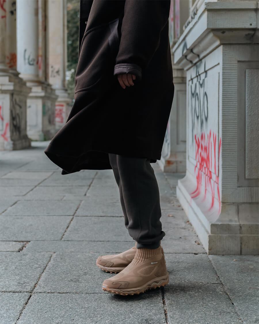 Mizuno × nonnative WAVE MUJIN TL MID GTX “COGNAC” – COVERCHORD