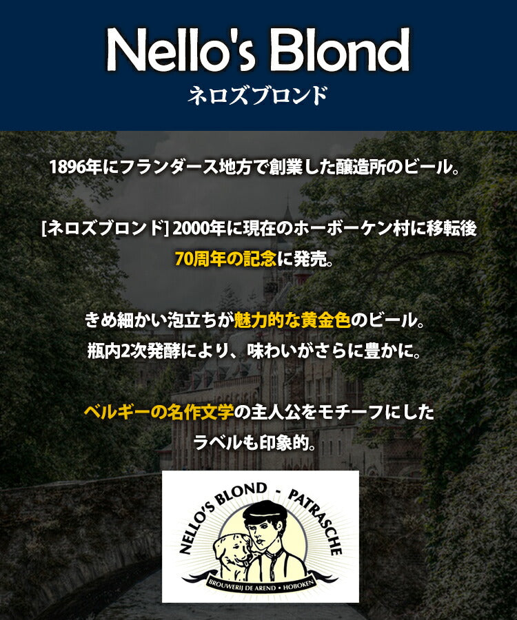 ネロズブロンド 330ml 7.0% ビン・瓶 ベルギー ビール - ビール・酒