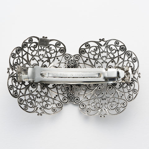 バレッタ レースメタル シルバー 葉 143767 – イマック imac 公式