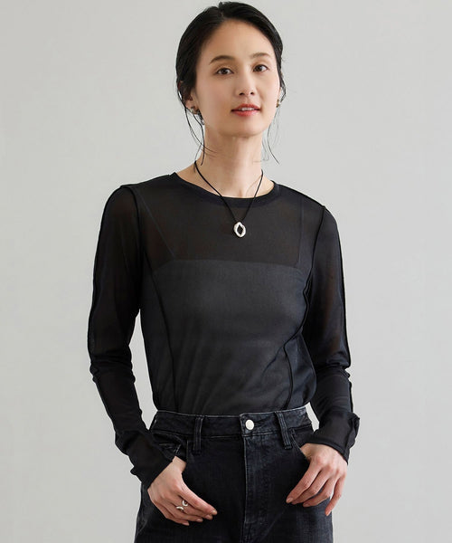 ROPÉ(ロペ) / 【WEB・一部店舗限定】ストレッチシアー＆レース