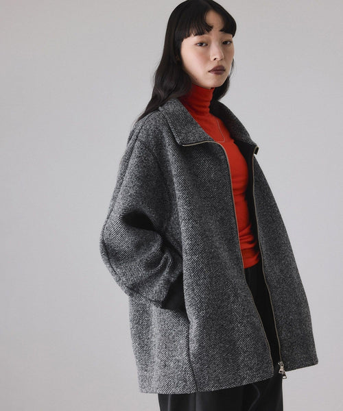 ADAM ET ROPÉ FEMME(アダム エ ロペ ファム) / ヘリンボンツイード