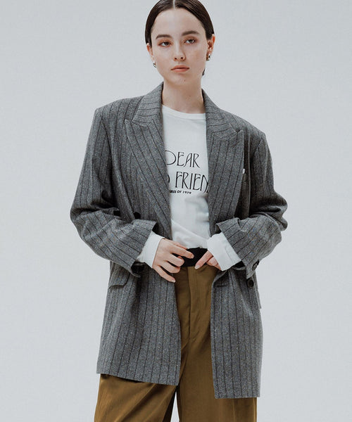 ADAM ET ROPÉ FEMME(アダム エ ロペ ファム) / ダブルブレストツイード