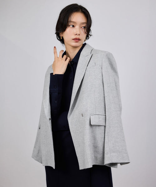 ROPÉ(ロペ) / ウールフランネルセミダブルジャケット/セットアップ対応