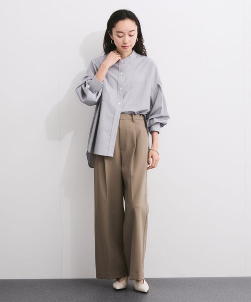 LE CERCLE par ropé(ル セルクル パー ロペ) / タックワイドパンツ