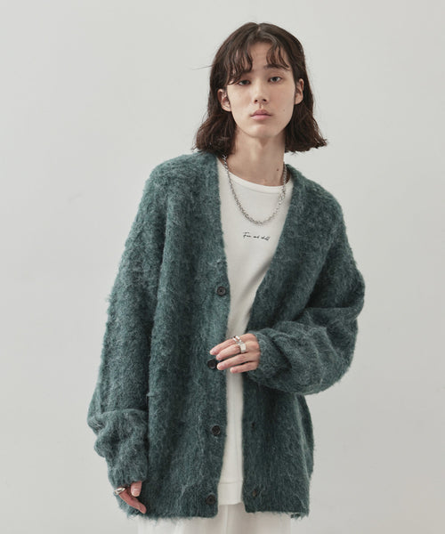 JUNRED(ジュンレッド) / モヘアライクビッグカーディガン (トップス