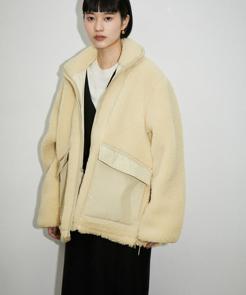 ADAM ET ROPÉ FEMME(アダム エ ロペ ファム) / 〈リバーシブル〉ボア