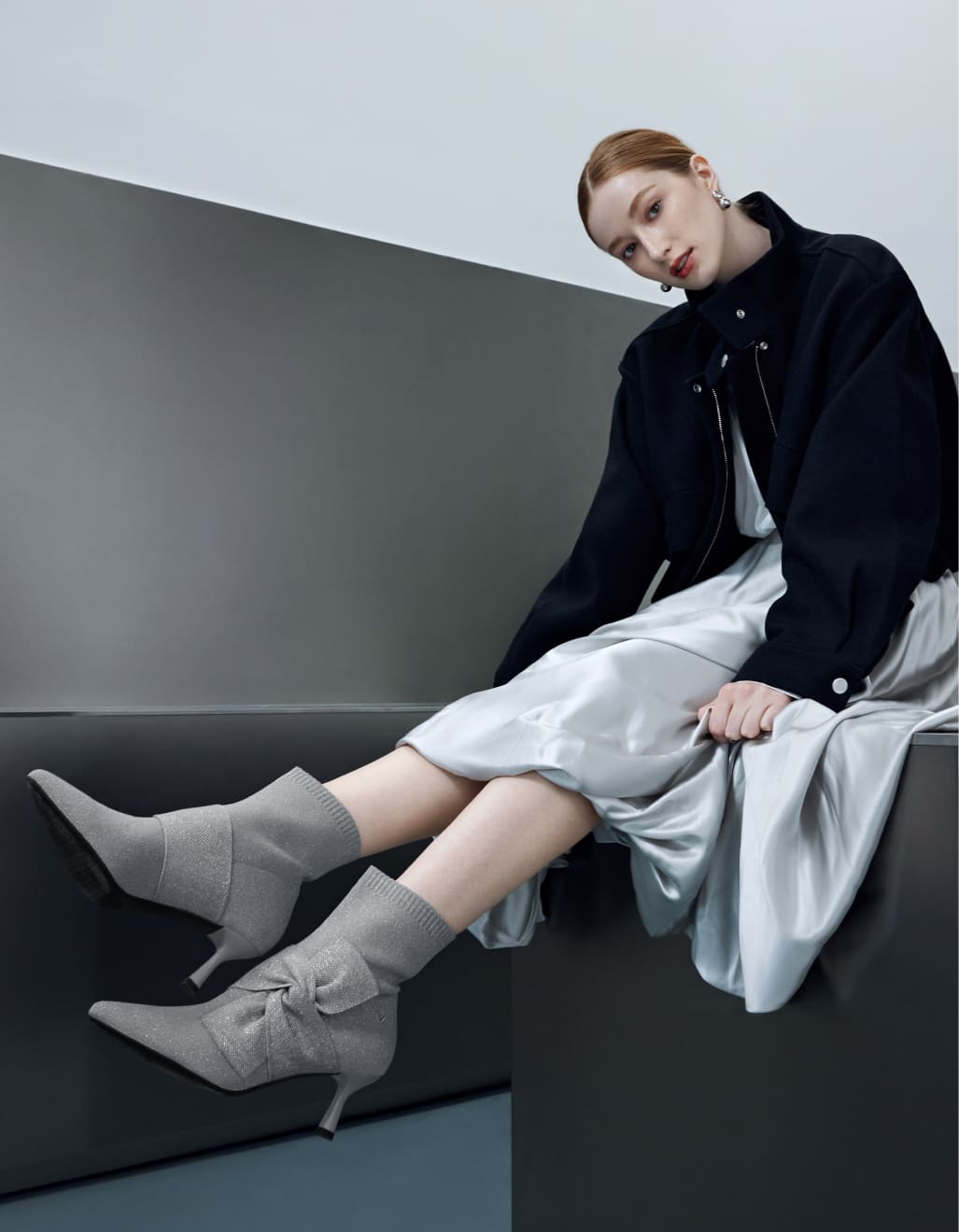 Athena] ポインテッドトゥ 撥水加工 アンクル ヒールブーツ – VIVAIA JAPAN