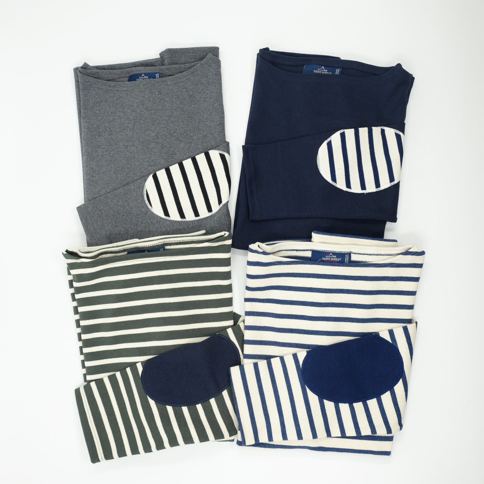 Saint James セントジェームス OUESSANT ELBOW PATCH ウェッソン