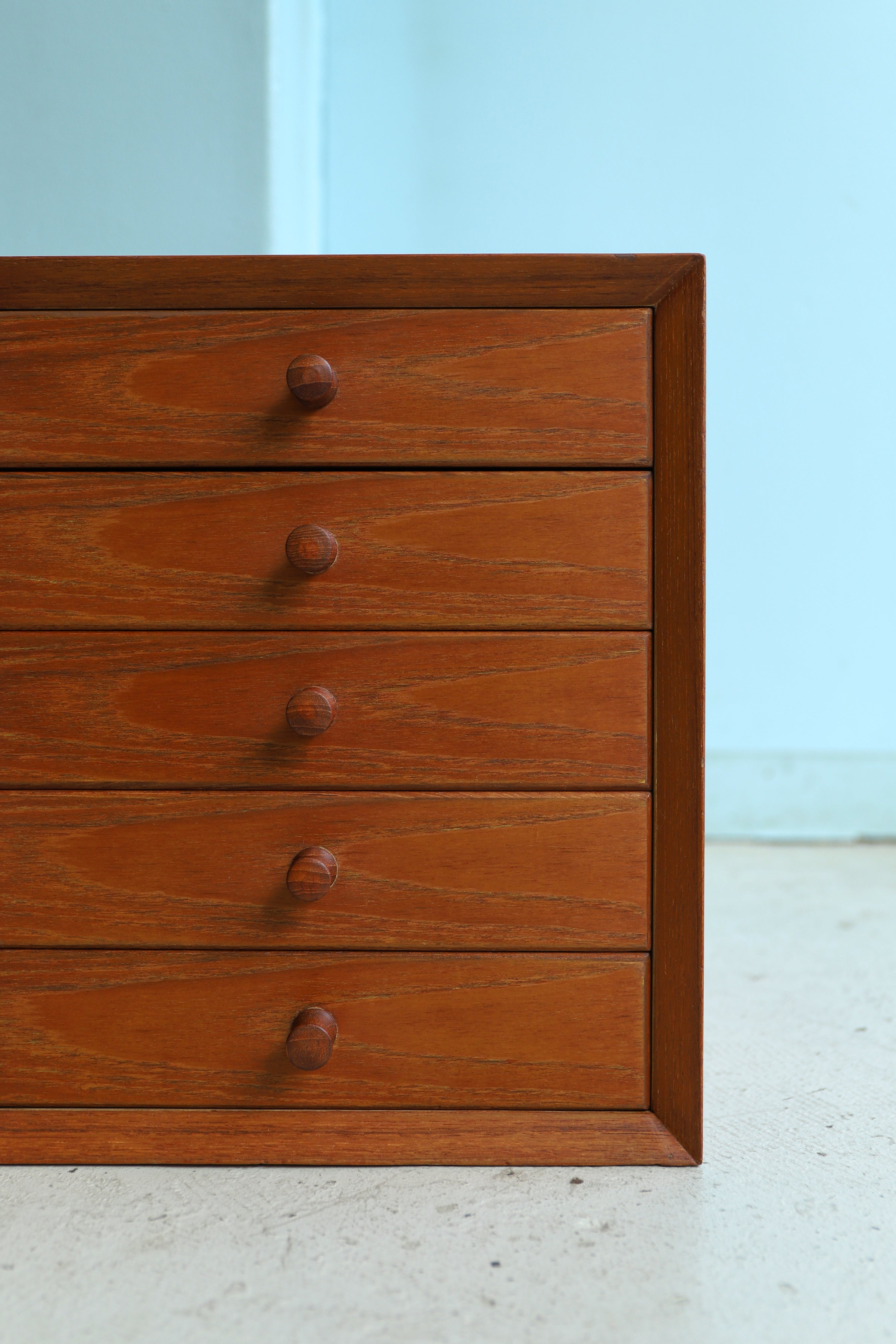 ジャパンヴィンテージ 小引き出し チェスト チーク材/Japanese Vintage