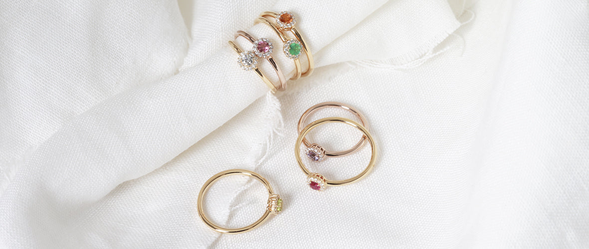 K18/Pt「ルビー マフィンバース」リング｜【オレフィーチェ】Orefice