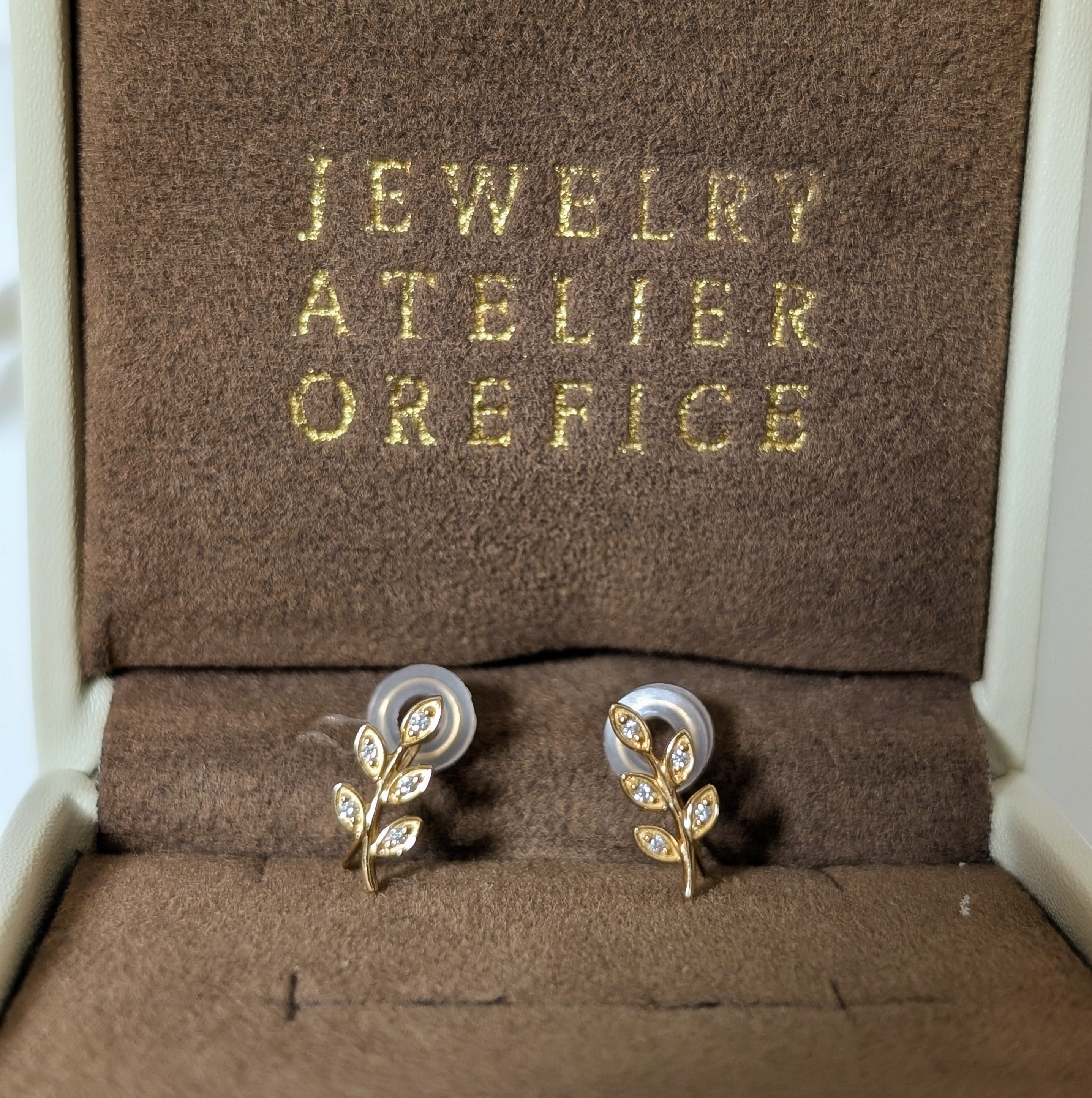 S*I様 オレフィーチェ Pt リーフデザイン 片耳用ピアス 左耳 K18/Pt