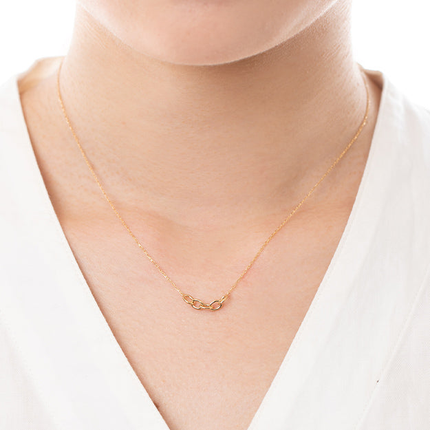 K18/Pt「フロットチェーン」ネックレス｜【オレフィーチェ】Orefice