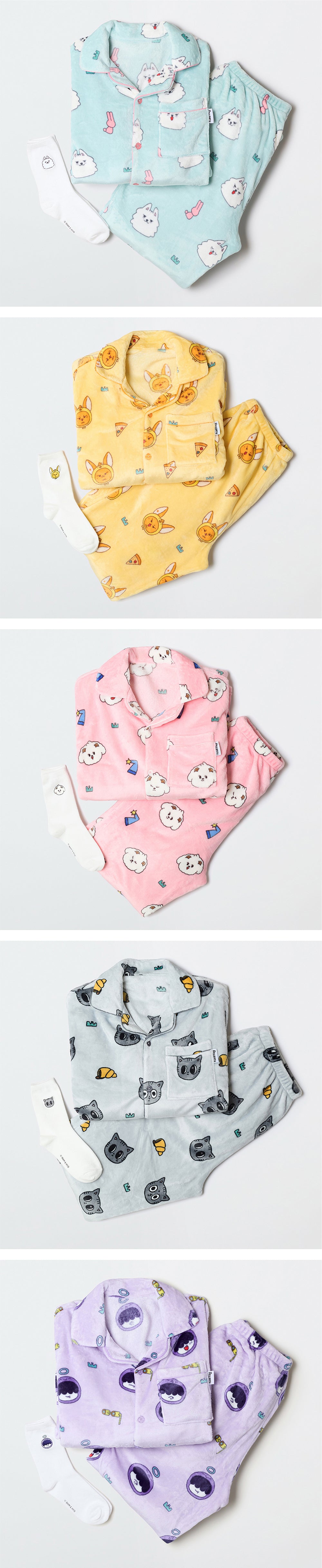 TXT PPULBATU Fluffy Pajama Set – KPOP2U_Unnie