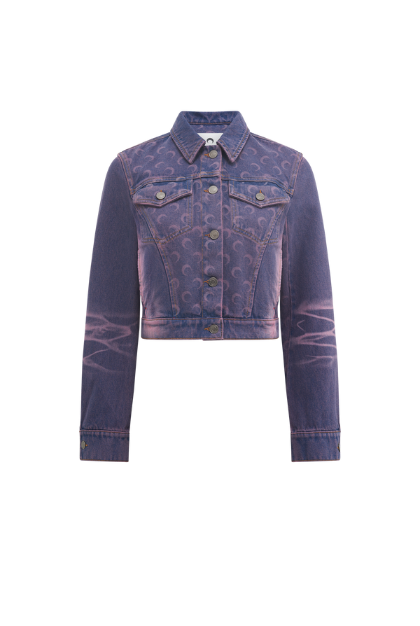 Moon Laser Denim Trucker Jacket • Marine Serre