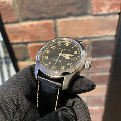 名作『ハミルトンマーフ38』にメタルブレスは装着可能か？