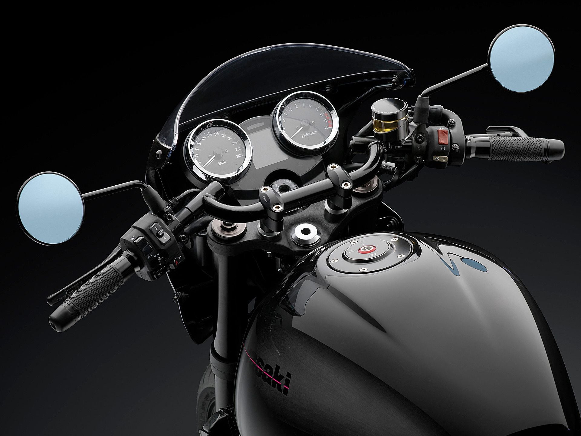 シモタカーボンミラー カーボンミラーステム rizoma ミラーアダプター