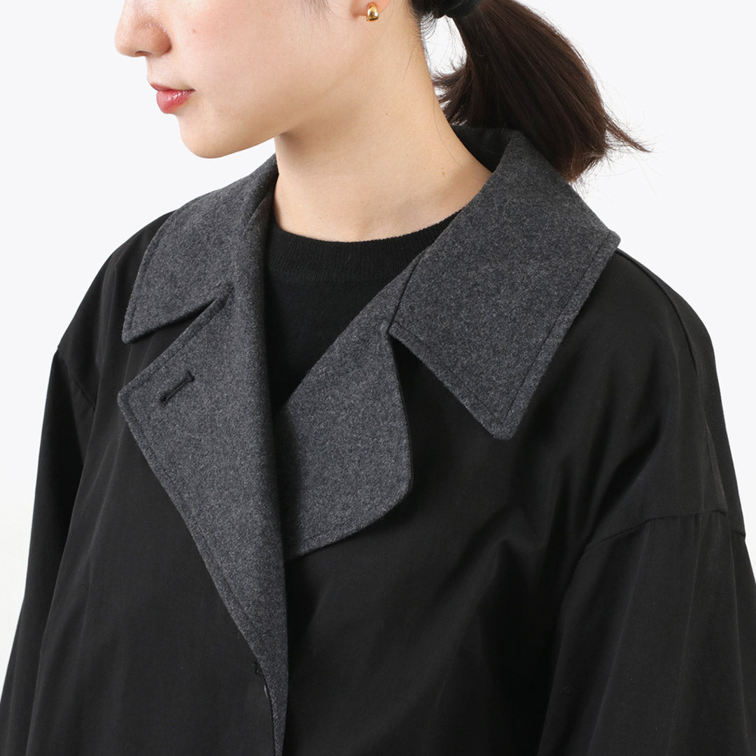 30％OFF】mizuiro ind（ミズイロインド） ワイドロングコート｜ROCOCO