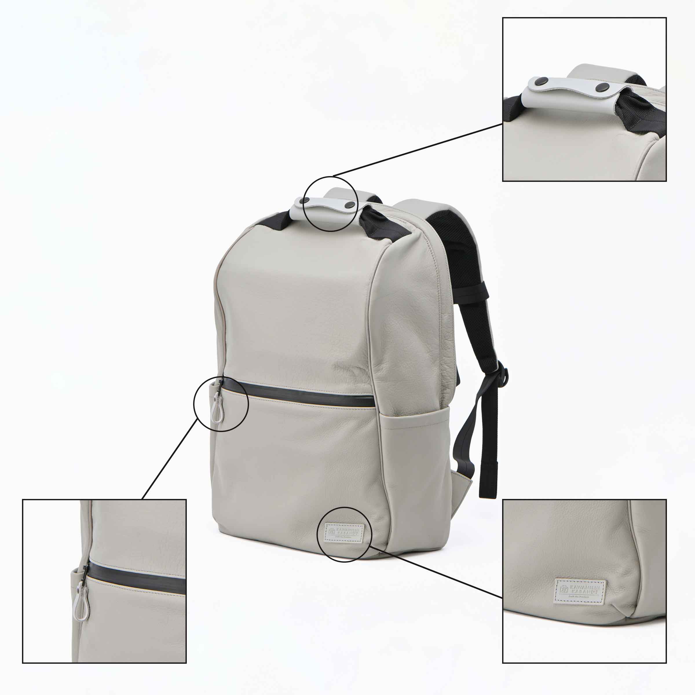 高機能ビジネスリュック“運べるオフィス” 雨も安心！撥水レザー