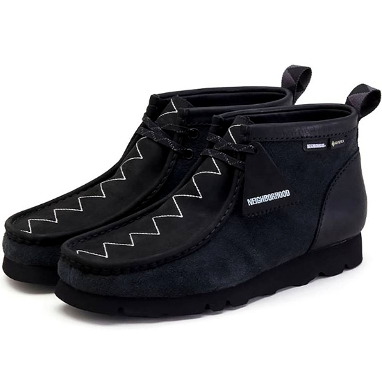 Clarks x Neighborhood Wallabee Boots GTX 'Black Combi Suede' 26166768