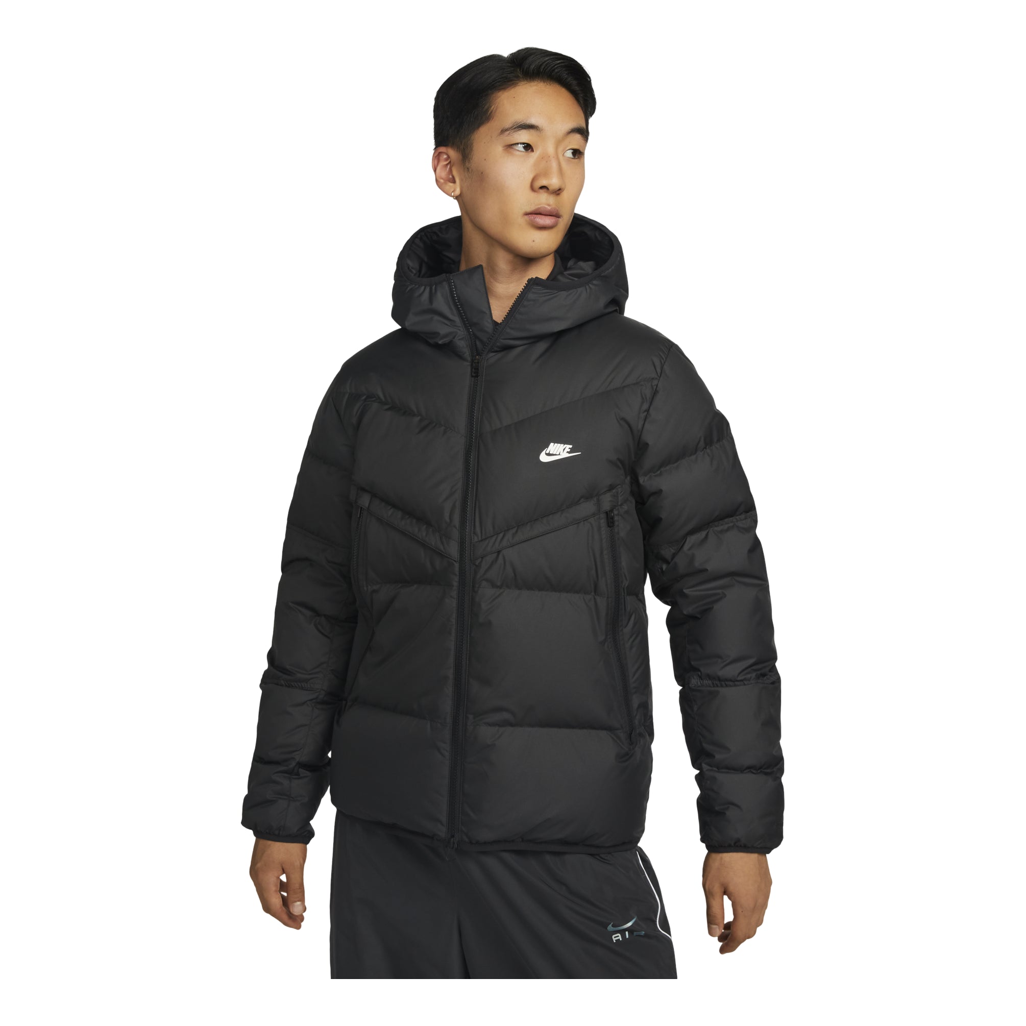 Nike Hooded Puffer Jacket Asia Sizing 'Black' DV1132-010
