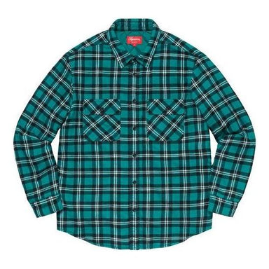 Supreme Heavy Flannel Shirt 'Purple Blue' SUP-FW22-231