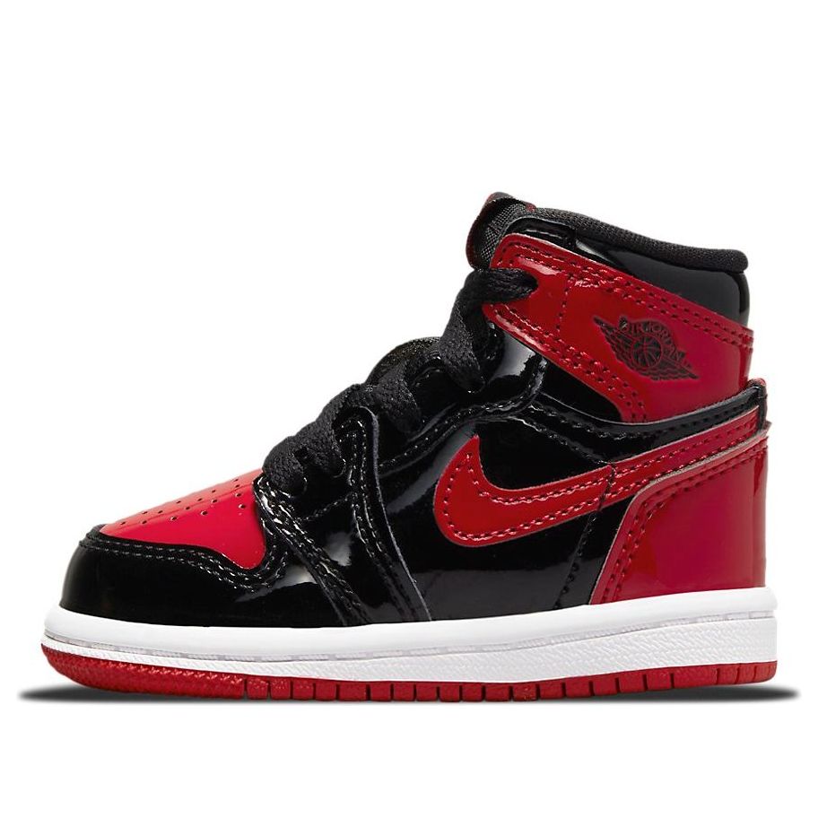 TD) Air Jordan 1 Retro High OG 'Patent Bred' AQ2665-063