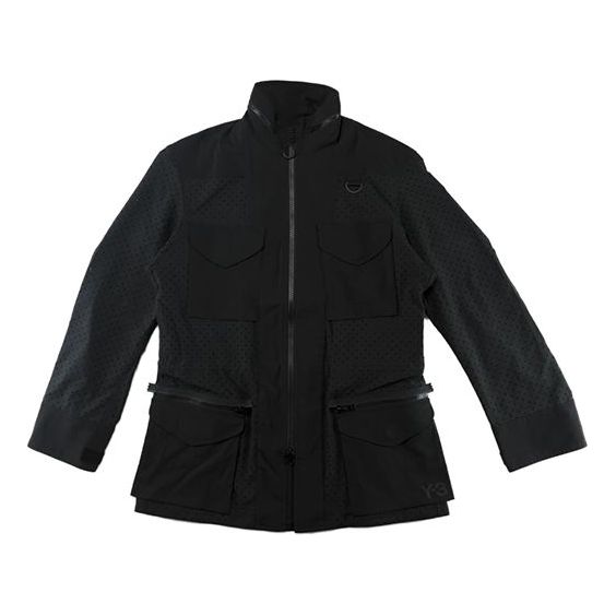 adidas Y-3 Checker Mesh Field Jacket 'Black' DY7307