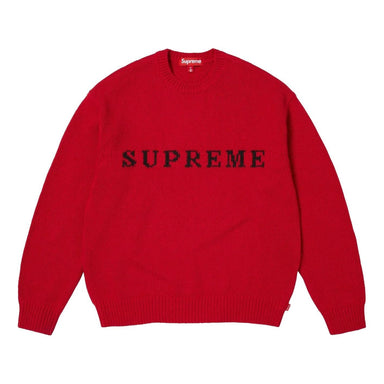 Supreme Cutout Logo Crewneck 'Red' SUP-SS20-595