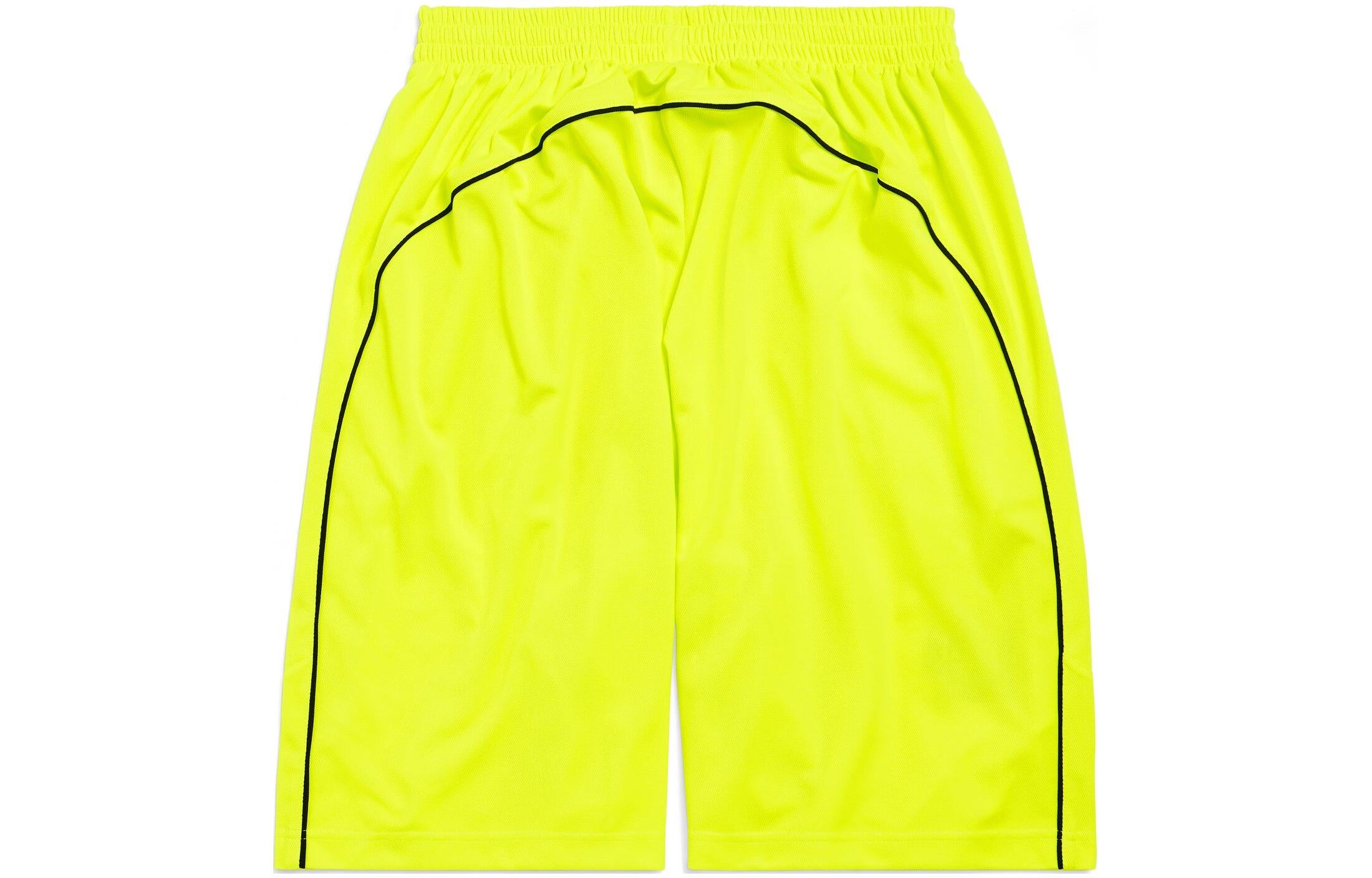 Balenciaga Baggy Soccer Shorts 'Neon Yellow' 777709TPVW47110